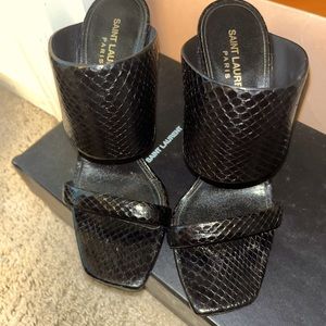 Saint Laurent Mules
